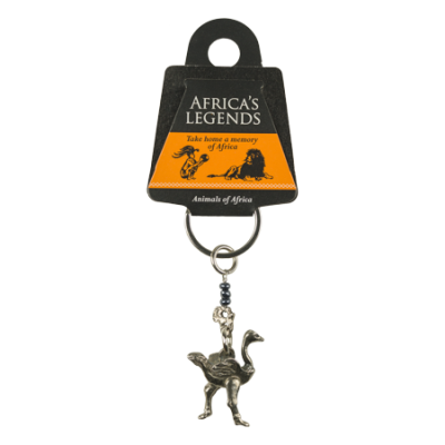Africa Link Keyring - Ostrich