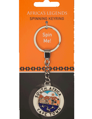 Rotating Keyring - Cape Town (inscribed South Africa)