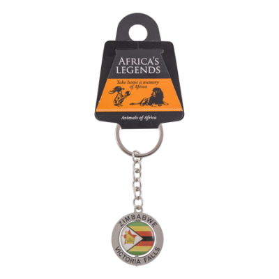 Spinning Keyring - Zimbabwe