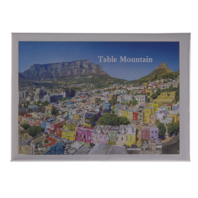 Tin Foil Fridge Magnet - Cape Town - Table Mountain - 9x6.5cm