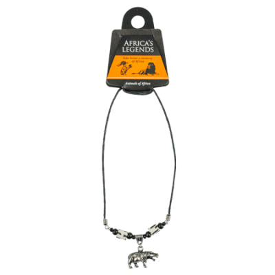 1 Charm Necklace - Hippo