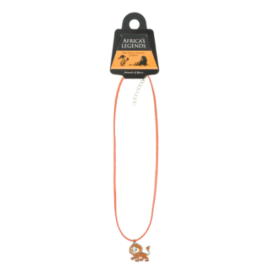 Necklace Pendant - Lion - Orange