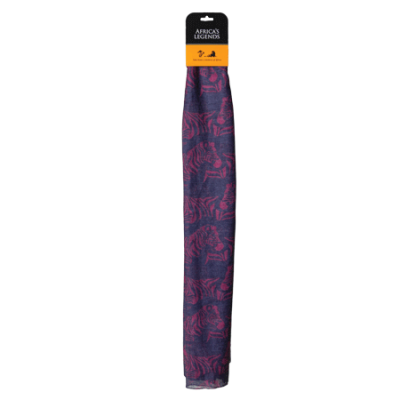 Scarf-Zebra Purple