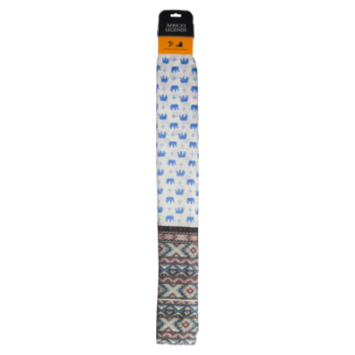 Scarf-Elephant-Blue-Ethnic trim
