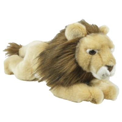 Lying Male Lion 38cm