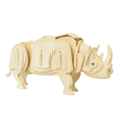 Woodcraft Construction Kit - Rhino