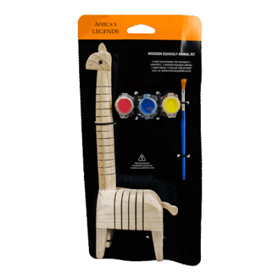 Wooden Squiggly-Giraffe