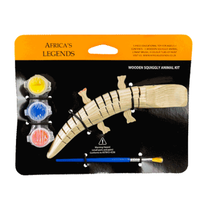 Wooden Squiggly-Crocodile