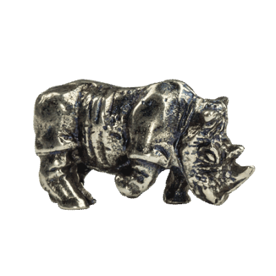 Metal Figurine - Rhino