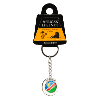 Spinning Keyring - Namibia