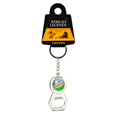 Bottle Opener with Keyring - Namibia