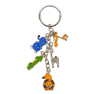5 Charm Keyring-Crocodile