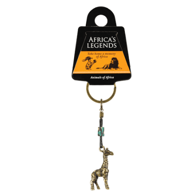 Ethnic Keyring - Giraffe