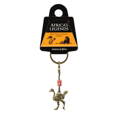 Ethnic Keyring - Ostrich