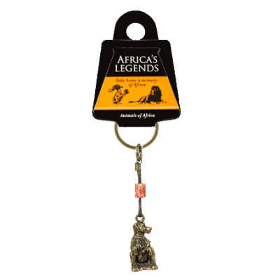 Ethnic Keyring - Baboon
