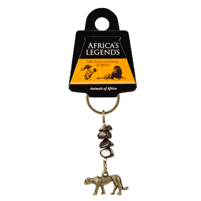 Gemstone Keyring - Cheetah
