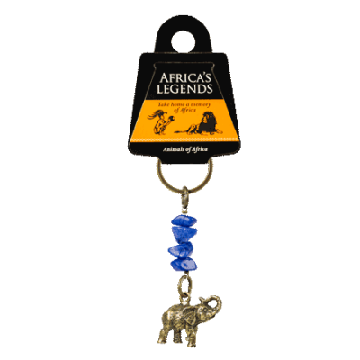 Gemstone Keyring - Elephant