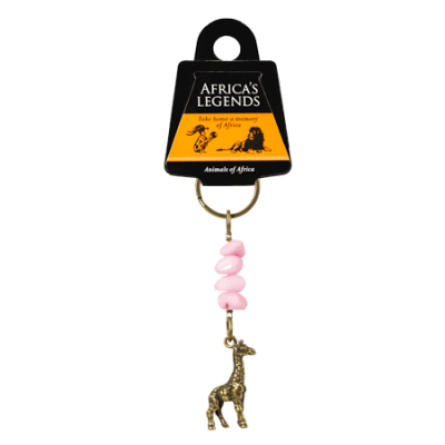 Gemstone Keyring - Giraffe