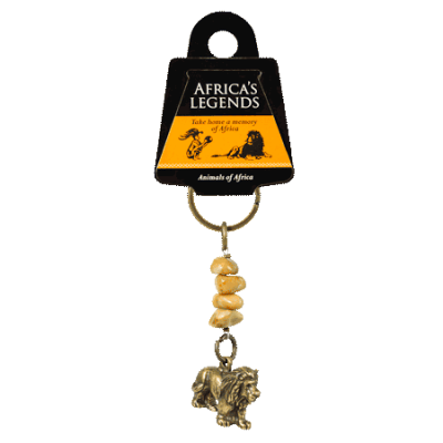 Gemstone Keyring - Lion
