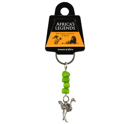 Gemstone Keyring - Ostrich