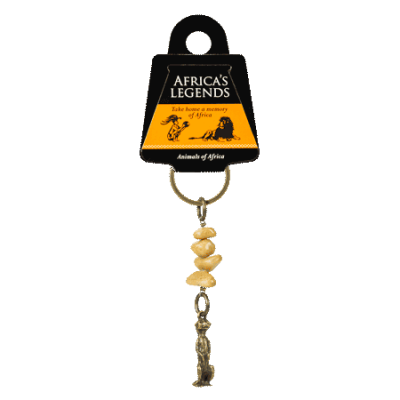 Gemstone Keyring - Meerkat