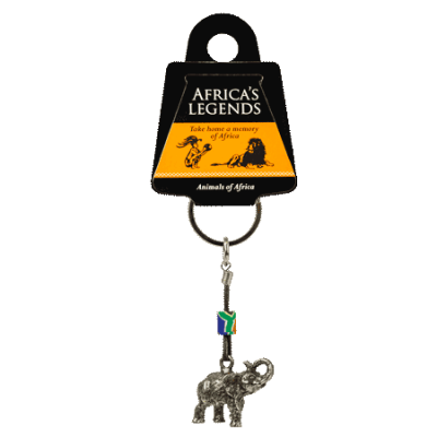 FIMO Keyring with Flag - Elephant