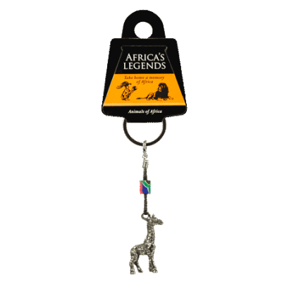FIMO Keyring with Flag - Giraffe