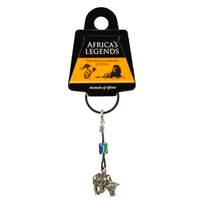 FIMO Keyring with Flag - Buffalo