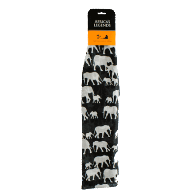 Scarf-Elephant-Black (Small)