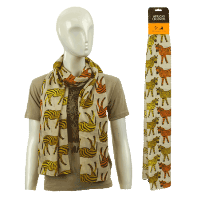 Scarf-Zebra-Beige (Large)