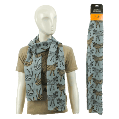 Scarf-Zebra-Grey (Large)