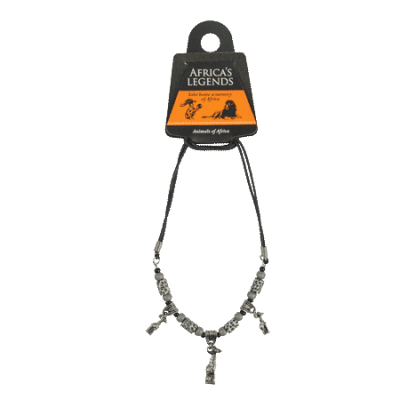 3 Charm Necklace - Giraffe