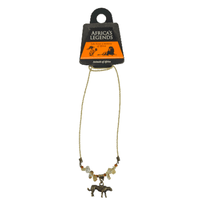 1 Charm Necklace - Cheetah