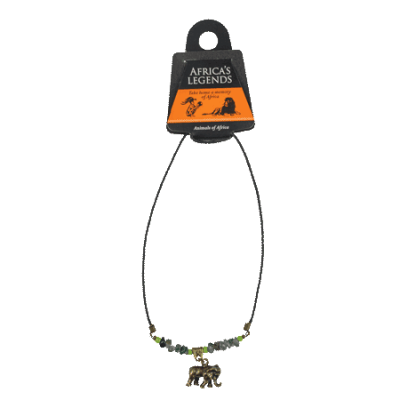 1 Charm Necklace - Elephant