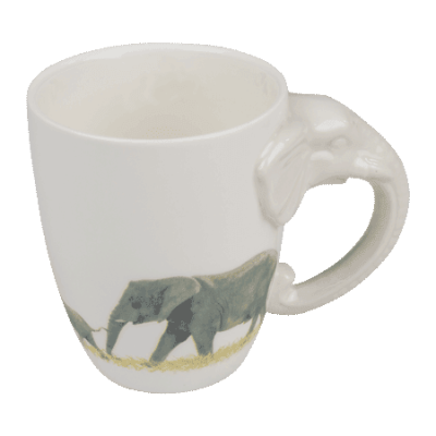 Ceramic Mug - Elephant - Plain - no decal