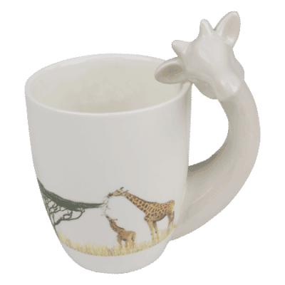Ceramic Mug - Giraffe - Plain - no decal
