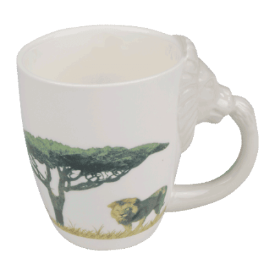 Ceramic Mug - Lion - Plain - no decal