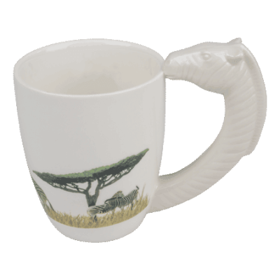 Ceramic Mug - Zebra - Plain - no decal