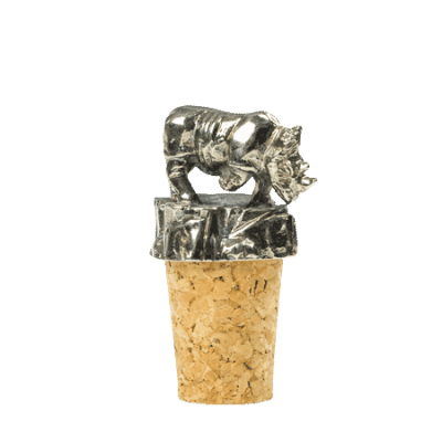 Bottle Stopper - Rhino