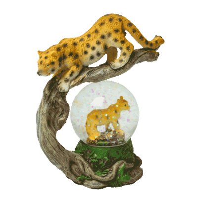Snow Globe - Leopard