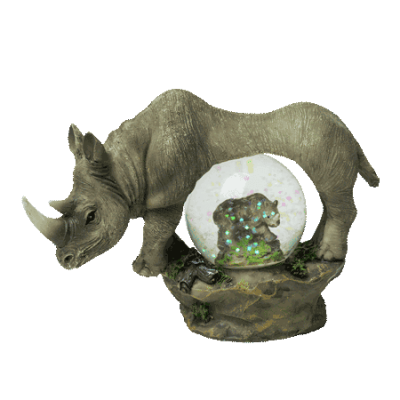 Snow Globe - Rhino