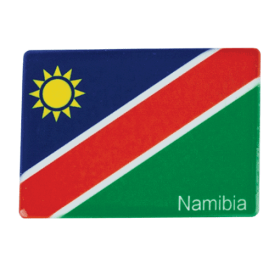 Ceramic Fridge Magnet - Namibia - Namibia Flag