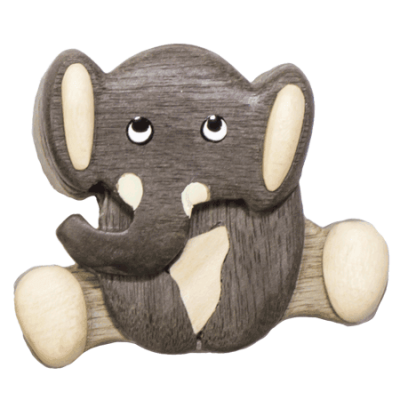 Baobab Woodcraft Magnet Pack - Elephant Split