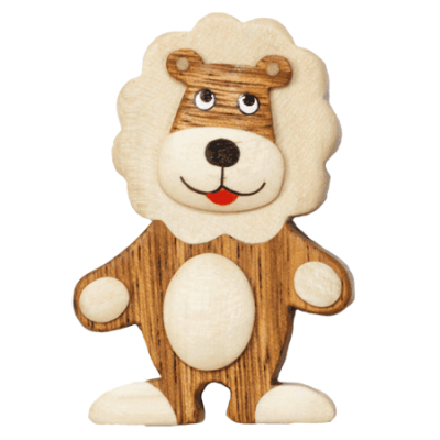 Baobab Woodcraft Magnet Pack - Lion