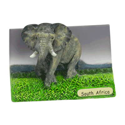 Hand Painted Magnet - Majestic Elephant
