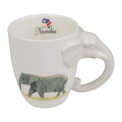 Ceramic Mug - Elephant - Namibia Flag