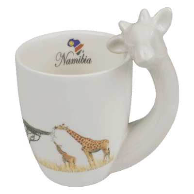 Ceramic Mug - Giraffe - Namibia Flag